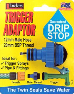 Trigger Adaptor 12mm | Hose Fittings - Ladco Australia
